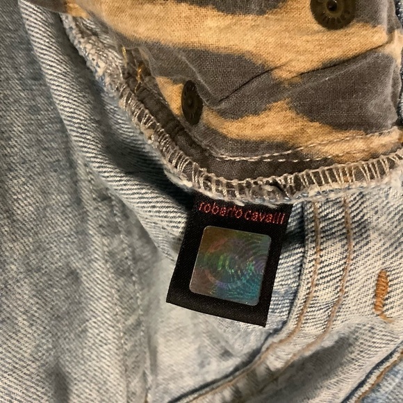 ROBERTO CAVALLI VINTAGE 90s EMBROIDERED BOHO JEANS - Picture 14 of 14